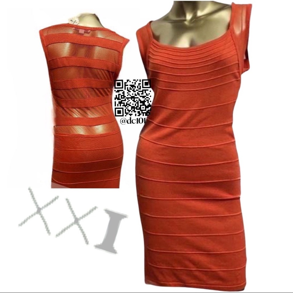 Forever XXI Orange Dress